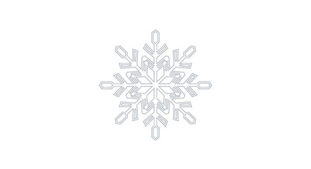 Detailed Snowflake Design.