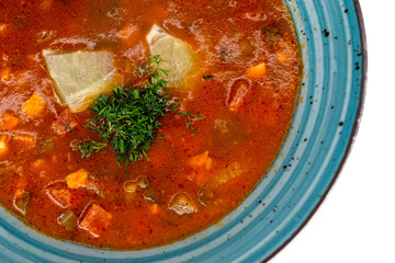 tomato soup with bread