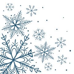 Snowflake Seamless Background