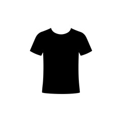 Shirt silhouette vector flat design.