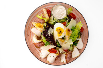 salad with chicken and vegetables