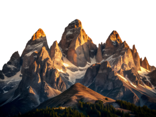 Majestic Mountain Peaks at Sunrise A Breathtaking View of Alpine Majesty