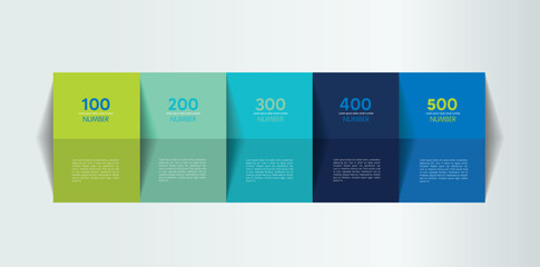 Table template. Schedule table. 3D table. Business table. Brochure table, schedule. Minimalistic table. Step by step.