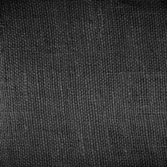 Stoffhintergrund: Schwarz grauer Jutesack als Textur