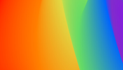 Colorful gradient abstract background with smooth transition of rainbow hues, blending red, orange, yellow, green, blue, and purple tones.