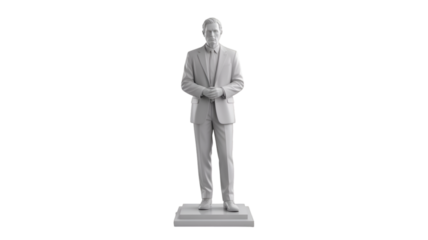 3d white man with his arms crossed