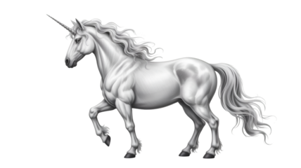 horse isolated on white background