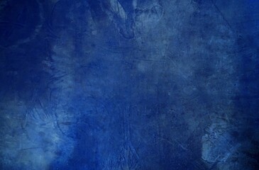 Ledertextur als Vintage Hintergrund in blau