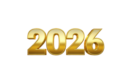Untitled design - 1, Golden number 2026 fireworks burst 