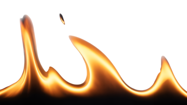 vector illustration of a fire