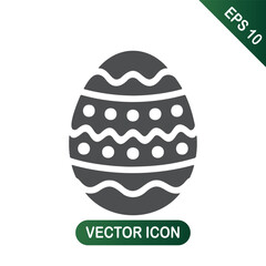 Decorated Easter Egg Icon