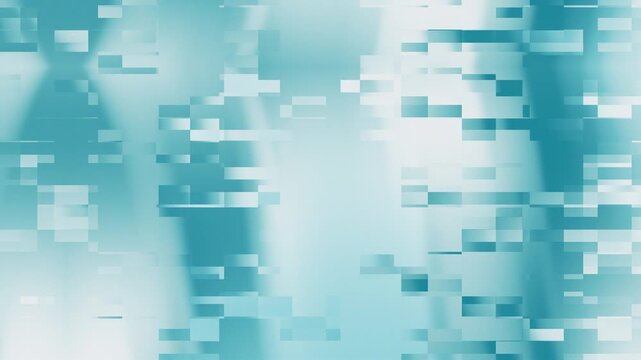 Blue Square Glitch Abstract Background sed as a minimalist background, Social media graphics posts and print media.