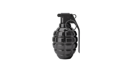 hand grenade isolated on white