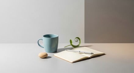 A quiet morning with coffee and a journal