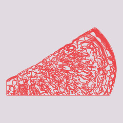 fresh raw beef steak marbled meat texture close up background