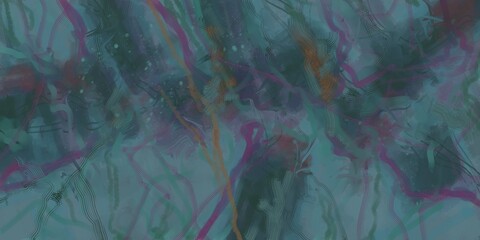 Abstract image for printing. Picture for modern interiors. The picture is painted by hand on a tablet. © neurostructure