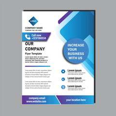 Modern Corporate Business Flyer Template Design