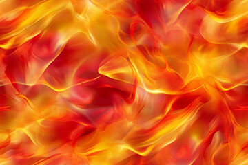 Abstract fiery orange and yellow swirls a fiery texture background