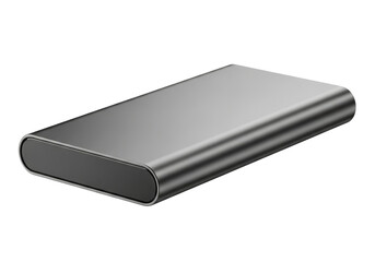 Fototapeta premium Gray portable hard drive image