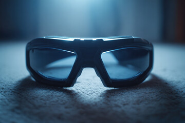 pair of ultrabright lie detection glasses designed to reveal emotional insincerity in conversations