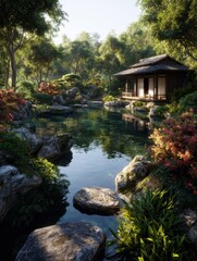 Obraz premium japanese garden high quality