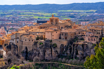 Cuenca, Spain. Castile La Mancha. Travel and tourism in Europe. Spanish Architecture and History	