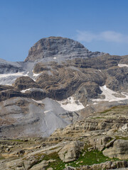 South Face of Monte Perdido in Ordesa National Park, Spanish Pyrenees