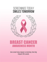 (Screening today) Breast cancer awareness is a global issue, we have to unite.