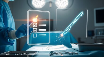 Surgical Checklist and Scalpel Interface