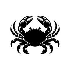 Stylized Crab Vector Illustration for Nautical Themes