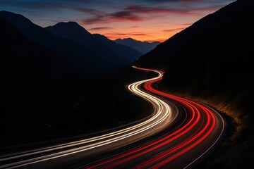 A Winding Road Through the Mountain Ranges