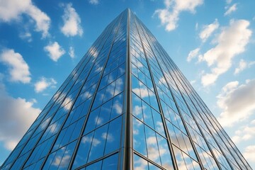 A Glimpse of Modern Architecture Against a Canvas of Nature's Whimsy