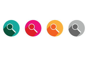 Magnifying glass icon vector design. Search icon vector.