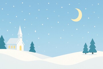 Christmas and Winter Holiday Background in Festive Seasonal Style