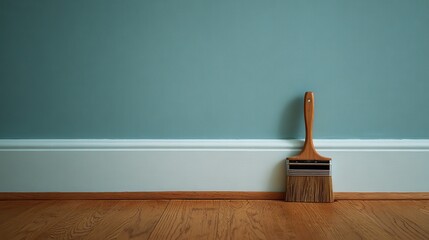 putting skirting board to a fresh paint wall no logos no brands ar 169