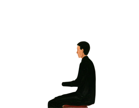 Remote work & freelancing illustration (isolated people + objects)