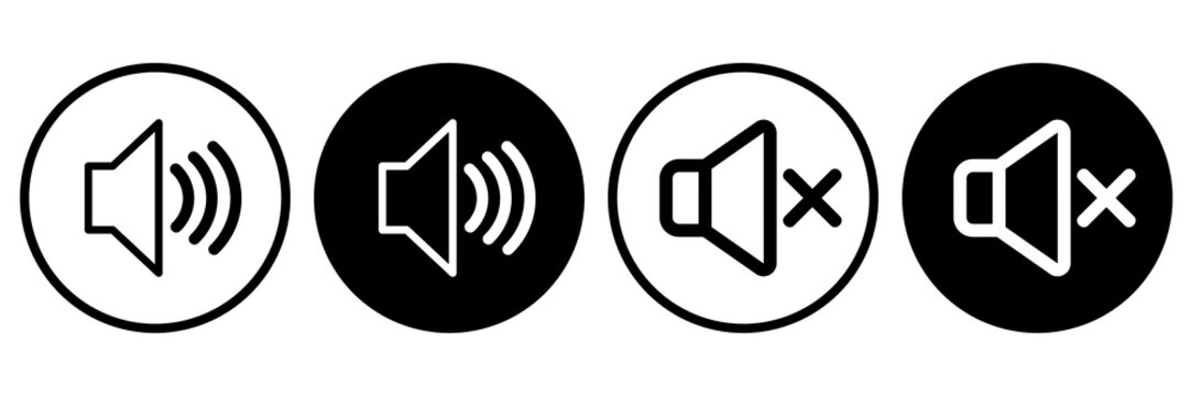 Set of sound on or off, set of sound on or mute 