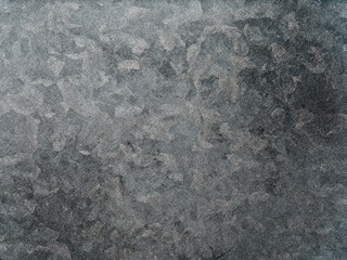 Gray metallic background, old metal texture aluminum or titanium. Background of old scratched metal plate with rusty spots. Design element.