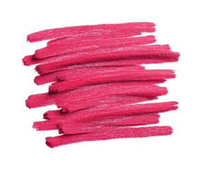 Artistic action paint strokes digital creative environment view isolated on transparent background, png