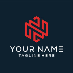 Initial Letter N Logo With Creative Modern Business Typography Vector Template. Creative Abstract Letter N Logo Design