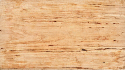 Old wooden board background. Rough surface of old knotted table with nature pattern. Top view. Natural texture background. Design element.