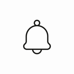 notification bell alert icon sign vector