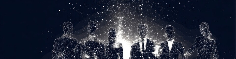 Networked People in a Digital Universe Background
