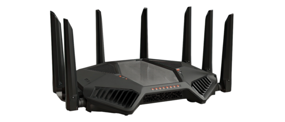 Modern Wi-Fi router with multiple antennas