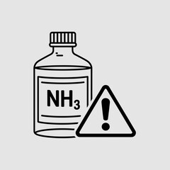 vector illustration of a bottle