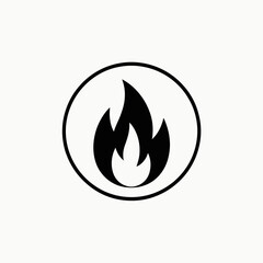 vector fire icon