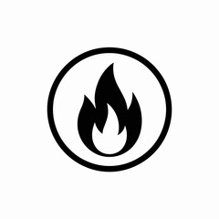 vector fire icon