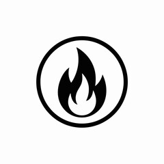 vector fire icon