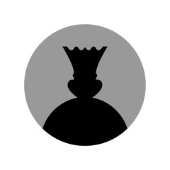 User profile icon illustration design. Avatar, person icon, profile picture. Suitable for social media profiles, icons, network, web, app, game, chess, business account. Vector illustration