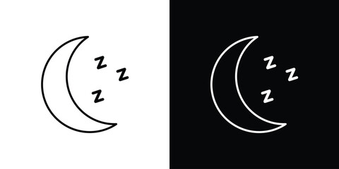 Zzz icons. vector symbol illustrations.